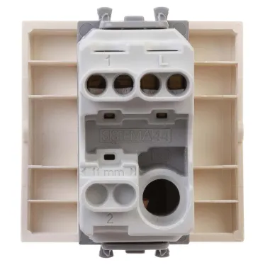 Avanti Выключатель ''Ванильная дымка'', 16A, 2 модульный