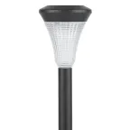 Садовый светильник на солнечной батарее, пластик, черный, 31 см SL-PL31