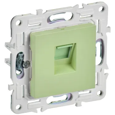 SKANDY Розетка компьютерная RJ45 кат.5E SK-K01G мятный IEK