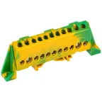 TEKFOR Шина PE земля в комбинированном DIN-изоляторе Стойка 8х12-11-ЖЗ IEK