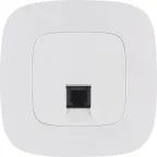 Valena ALLURE Розетка телефонная RJ11 с лицевой панелью белая