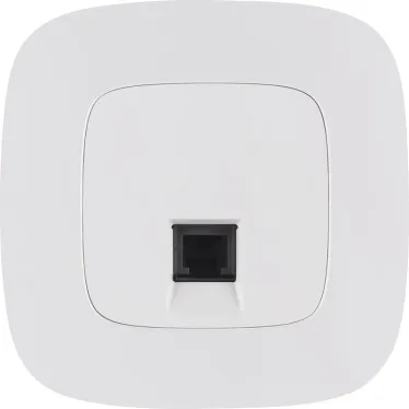 Valena ALLURE Розетка телефонная RJ11 с лицевой панелью белая