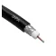 Кабель коаксиальный RG-6U 75 Ом CCS/(оплётка Al 64%) PE цвет чёрный 100м SIMPLE