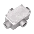 Коробка ответвительная алюминиевая 4 ввода М32х1.5 IP55 146х81х57мм