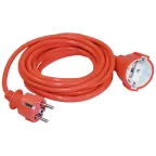 Удлинитель силовой 1 розетка шнур 20м ПВС 3х1 10А УШ-01РВ