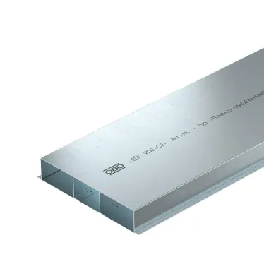 Кабельный канал для заливки в стяжку EUK 2000x250x48 мм (сталь)