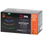 Гирлянда LED Дождик 10 нитей 2 метра мультиколор 220V ENIN -2NM