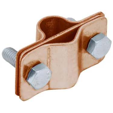 Зажим соединительный параллельный пруток-стержень медь