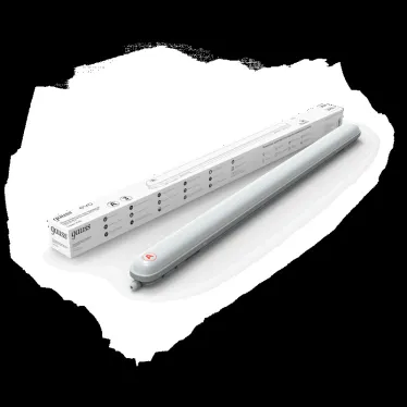 Светильник промышленный линейный ДСП 36 Вт 3960 лм 6500К AC 220В IP65 1200х76х66мм ССП-176 матовый сквозная проводка соеденяется в линию с БАП 1ч EVO Gauss