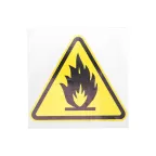 Наклейка Пожароопасно 150х150х150 мм,