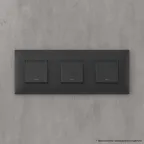 Avanti Рамка ARTLEBEDEV, , Черный матовый, 6 модулей