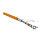 Витая пара F/UTP кат 5e 4 пары AWG26 patch IN LSZH нг(А)-HF оранжевый 100м