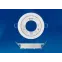 Светильник ультркий встраиваемый. В составе набора из 10шт. Корпус белый. .