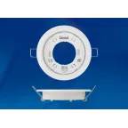 Светильник ультркий встраиваемый. В составе набора из 10шт. Корпус белый. .