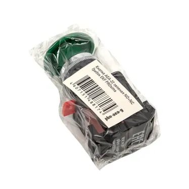 Кнопка зеленая AEA-22 Гриб NO+NC