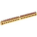 Шина PEN земля-ноль 8х12мм 20/1 (20групп/крепеж по центру)