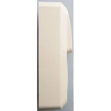 ЭТЮД Блок открытой установки Розетка без заземления + Выключатель одноклавишный бежевый