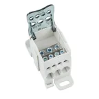 Блок распределения (Кросс) крепеж на панель DIN КБР-80А