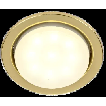 LIGHTING Светильник 4114 встраиваемый под лампу GX53 золото IEK