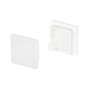 Заглушка SL-KANT-H16 SQUARE WHITE глухая (, Пластик)