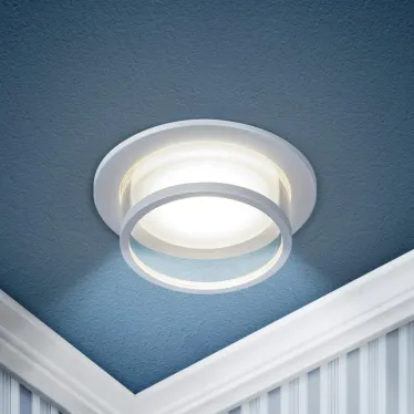 Светильник встраиваемый декоративный DK99 WH MR16 GU5.3 белый