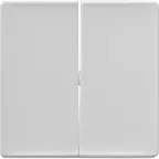 Valena LIFE Лицевая панель для двухклавишного выключателя Белая