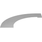 Крышка поворота лестничного 90град основание 500мм R300