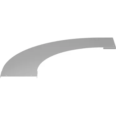 Крышка поворота лестничного 90град основание 500мм R300