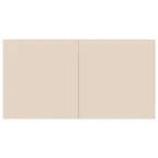 Розетка ATLASDESIGN двойная с заземлением со шторками сдвижная крышка 16А в сборе бежевый