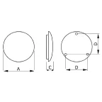 Светильник RKL LED 38 CH CF