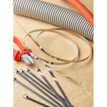 Хомут AISI 304 из нержавеющей стали, 7.9x520 (100 шт.) FlexLock PROxima