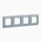 Cariva Рамка 4 поста жемчужно-серая