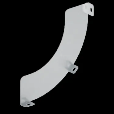 Перегородка SEP для угла CS90 H80, в комплекте с крепежными элементами и необходимыми для монтажа