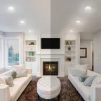 Светильник светодиодный ДБО 9 Вт 540 лм 3000К Белый IP20 145х145х40мм Алюминий Backlight Gauss