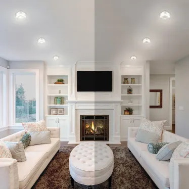 Светильник светодиодный ДБО 9 Вт 540 лм 3000К Белый IP20 145х145х40мм Алюминий Backlight Gauss