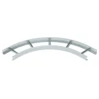 Угловая секция 90гр лестничного лотка 60х200мм R-500мм