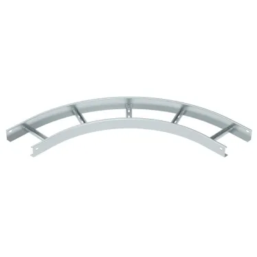 Угловая секция 90гр лестничного лотка 60х200мм R-500мм