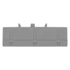 Шина фаза L (6х9мм) 12 отверстий латунь серый изолированный корпус на DIN-рейку PROxima