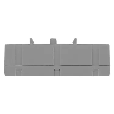 Шина фаза L (6х9мм) 12 отверстий латунь серый изолированный корпус на DIN-рейку PROxima