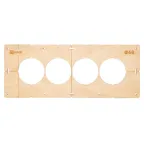 Шаблон для подрозетников c 4 отв. диам. 68 мм Expert