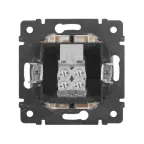 VALENA Розетка телефонная RJ11х1 в рамку белая