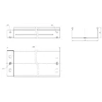 Лоток неперфорированный металлический 80х500х3000-1.0 мм (6м)
