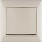 VALENA Переключатель одноклавишный в рамку слоновая кость