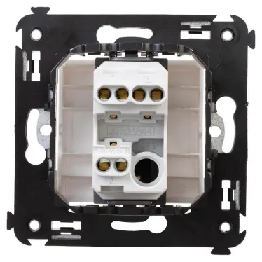 Avanti Переключатель одноклавишный в стену, ''Белое облако''