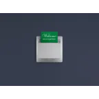 ETIKA Выключатель ключ-карта алюминий