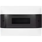 Practibox S Пластиковый щиток Встраиваемый (ЩРв-П) 1X12 Дымчатая дверь