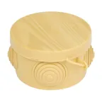 Коробка распаячная КМР-040-038 с крышкой (73х43) 4 мембранных ввода светлое дерево IP54 PROxima