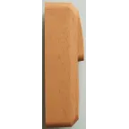 ЭТЮД блок открытой установки Розетка без заземления + Выключатель 1-клавиш., бук