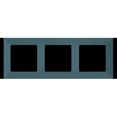 Valena LIFE Рамка 3 поста лазурь универсальная