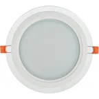 Светильник светодиодный встраиваемый ДВО 1622 со стеклом круг 18Вт 4000К IP20